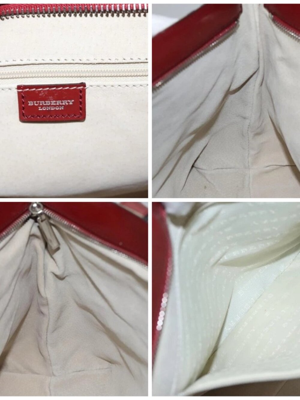 BURBERRY Nova Check Tote Bag PVC Beige Auth - Picture 14 of 15